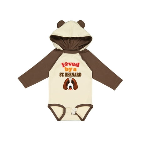 

Inktastic St Bernard Dog Lover Boys or Girls Long Sleeve Baby Bodysuit