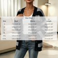 thumbnail image 4 of yillto Women Cardigan V Neck Button down Striped Sweater Knit Long Sleeve Loose Cardigans S-XXXL, 4 of 7