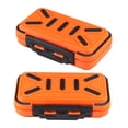 thumbnail image 4 of Greeniant Caja de almacenamiento de aparejos de pesca con compartimentos, contenedor de gran capacidad, accesorios de plástico Flexible para exteriores, Pescar naranja METRO Greeniant OD009455-02, 4 of 6