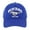 Royal Blue, variant on Ford Men's Officially Licensed Retro Embroidered Logo Adjustable Hat Cap in Grey