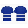thumbnail image 3 of vastwit Men Hi Vis T-Shirt High Viz Visibility Reflective Safety Tops Short Sleeve Work Shirt Blue 3XL, 3 of 5