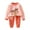 A45-Watermelon Red, variant on Hessimy Toddler Boys Girls Spring Summer Cute Funny cartoon Pattern Set Long Sleeve Sweatshirt & Letter Print Pants（Watermelon Red，4-5 Years）