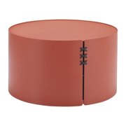 Bayu Coffee Table Brown Coffee Table, Modern Style, Powder Coated Aluminum round shape tabletop, Aluminum, Outdoor Living