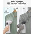 thumbnail image 4 of Vacuum Steamer for Clothes, 3500Pa Suction Clothes Steamer Handheld, 2-in-1 Steamer & Iron Garment Steamer, 3 Modes & 360° Leak-proof Technology Fabric Steamer for Wrinkle Removal (for 110-120V), 4 of 8