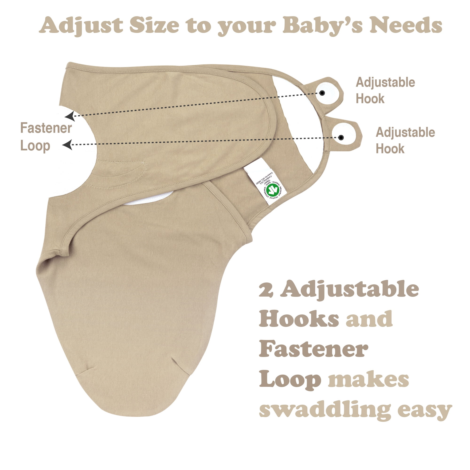 Baby Swaddles for Newborns - 3 Pack Baby Swaddles for 0-3 Months - Baby Swaddle Sleep Sack