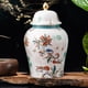thumbnail image 5 of Tarro de con decoración asiática, decoración para el hogar y la Oficina, arreglo Floral, almacenamiento de té, regalo EstiloC Zulema Tarro de almacenamiento, 5 of 8