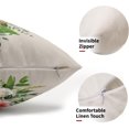 thumbnail image 2 of Floral Leaf Lumbar Pillow Covers 12x20 Inch Pink Flower Leaves Buffalo Plaid Vase Decorative Pillow Cases Spring Summer Seasonal Cushion Covers Farmhouse Home Decor For Porch Couch Outdoor Set of 2, 2 of 6