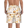 thumbnail image 3 of Naloa Cute Bee Gnome2 Men's Beach Shorts, Surfing shorts, Swim trunks, Quick Dry Swim Trunks for Surfing Beach Fun - Small, 3 of 9