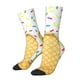 thumbnail image 1 of Balery White Ice Cream Calcetas Largas con Estampado para Hombre y Mujer – Suaves y Transpirables, Talla Única (US 5-11), 1 of 6