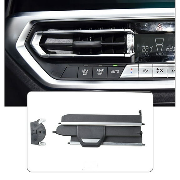 Partscollect Front Center Left Right Air Vent Outlet Grille AC Slide Clip Repair Kits Compatible with BMW 3 G20 G21 G28 Z4 G29 X3 X4 G01 G02 F40 F44 Replaces OE# 64119459488 (Center Left Side)