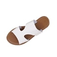 thumbnail image 2 of Bkhluea Women H Strap Slide Sandals Open Toe Slip On Shoes Summer Casual Daily Wear Beach Home, 2 of 7