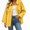 Yellow, variant on Zefriona Womens Fringe Denim Jacket Long Sleeve Button Front Jean Coat Top Pink Size L