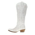 thumbnail image 3 of Roper Womens Ryder Embroidered Snip Toe Pull On Cowboy  Tall Boots, 3 of 5