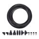 thumbnail image 1 of Kit de tubo de aire de PU de 4 mm OD Uxcell de 10 m negro con accesorios de conexión rápida, 1 of 5