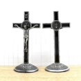 thumbnail image 3 of Holy Table Cross Jesus Christ on the Stand Christian Church Relics Figurines Catholic Antique Home Decoration, 3 of 5