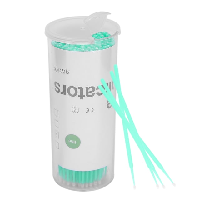Cepillo aplicador dental, 100 piezas, microaplicador desechable, cepillo aplicador oral dental, cepillo aplicador oral micro, diseño exquisito