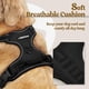 thumbnail image 2 of Arnés para perros Rabbitgoo sin tirones, ajustable, negro, XL, 2 of 8