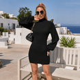 thumbnail image 6 of SOMER Sweater Dress, Fall Winter Wedding Guest Dresses for Women 2025 Elegant Classy Pullover Casual Long Sleeve Dress for Women Cute Cozy, 6 of 6