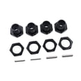 thumbnail image 5 of JWQFBC 4 Pieces RC Hex Hubs Hex Adapter Spare Parts Accs Replacement Aluminum Alloy DIY Black, 5 of 9