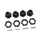 thumbnail image 5 of 4 piezas RC CAR HEX HEX CUBS DE ALUMINIO RC CAR ACCESORY DIY 1/8 Escala Negro, 5 of 9