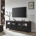 thumbnail image 2 of Henn&Hart Transitional Engineered Wood TV Stand for TVs up to 75" in Black, 2 of 4