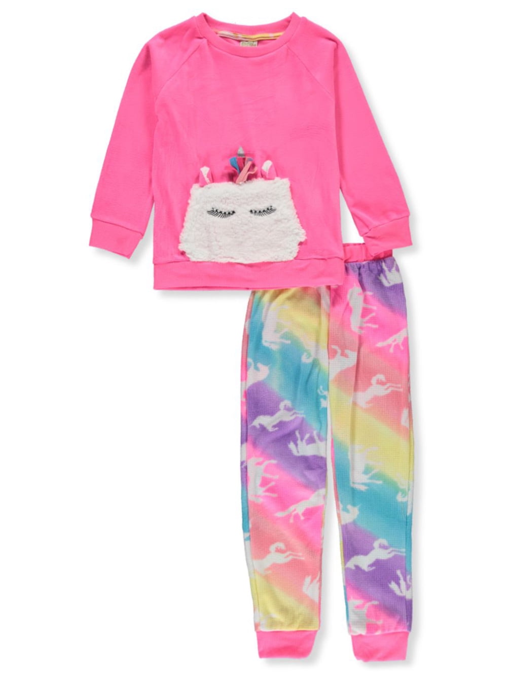 Sweet N Sassy Girls' 2-Piece Pajamas 