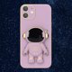 thumbnail image 1 of 3D Plating Astronaut Hidden Stand Case Cover Cute Astronaut Stand Phone Case para IPhone 12 TPU Cover, 1 of 3