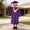 j2-Purple, variant on LIIPEE Boys Girls Unisex Kindergarten Graduation Cap And Gown For Kids Long Sleeve Loose Fit Doctoral Robe Cute Comfortable Fashion Uniforms,4-5 Years