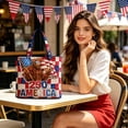 thumbnail image 2 of Lksixu USA 250th Anniversary Tote Bag for Women, Red White and Blue Quilted Shoulder Bag, 1776-2026 Commemorative USA Patriotic Handbag, Reusable Casual Shopping Bags Gifts for Friends Family, 2 of 6