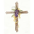 thumbnail image 2 of McKenna, Kathleen Parr 26x32 White Modern Wood Framed Museum Art Print Titled - Easter Blessing Cross I, 2 of 4