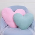 thumbnail image 4 of Soft Heart Shaped Pillows, Heart Plush Cushion, Soft Shaggy Faux Fur Room Decor Throw Pillow for Couch Bed Women Valentine's Day Xmas Gift, 1PC, 4 of 8