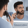 thumbnail image 3 of Wundmed Hair Clippers for Men, Cordless Clippers for Hair Cutting with LED Display and6 Limiting Combs, Black, 3 of 8