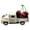 White, variant on Jiibva Alloy Die-Casting Retro Truck Cherry Ornament Alloy Vintage Car Model Toy Truck Model Photo Prop Desktop Decoration