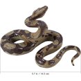 thumbnail image 2 of Juguete de serpiente falsa de goma de simulación, modelo de pitón, accesorios de broma espeluznantes para jardín, 2 of 5