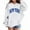White, variant on Telankuip Trendy New York Girls Pullover Hoodies Loose Fit Long Sleeve Kids Hooded Sweatshirts Drawstring Drop Shoulder Casual Comfort Warm Workout Fall Winter Tops White 11-12 Years