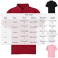 thumbnail image 3 of Zysthvn Casual Shirts for Men Tall and Big Summer Lapel Mens Shirts Short Sleeve Polo Shirts Solid Shirts, 3 of 7
