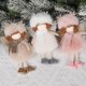 thumbnail image 4 of 3 Pcs Christmas Angel Hanging Ornaments,Cute Plush Doll Ornaments Christmas Plush Angel Doll Decoration for Home Wedding Wreath Party Valentine's Day Decor, 4 of 5