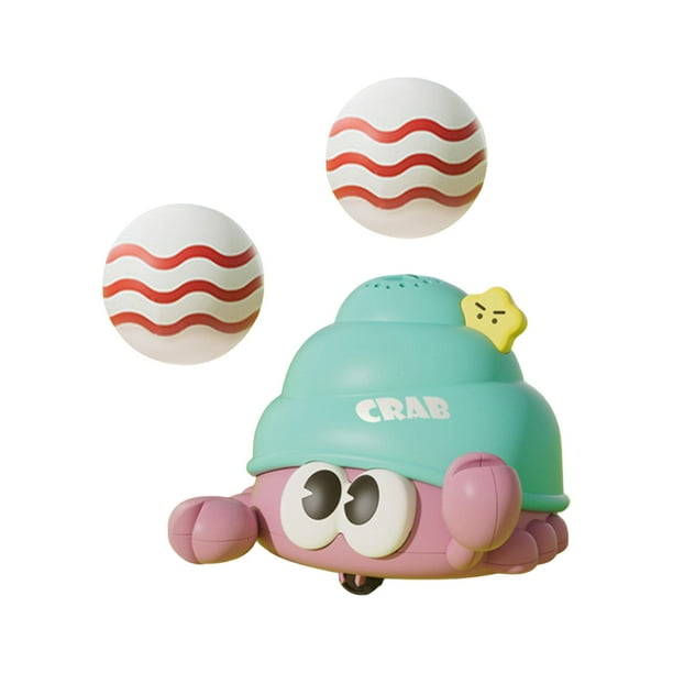 Bola electrónica juguete que sopla juguete Montessori bebé educación temprana encantador USB alimentado lindo animales juguete para niños regalo de Azul rosado
