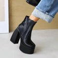 thumbnail image 7 of Summer Saving Clearance AXXD High-Heels Mid Mid-Calf Boots, Ladies Ankle-High Womens Winter Boots Winter Casual Slip On Shoes Women Outdoor Boots For Clearence, 7 of 7