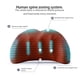 thumbnail image 4 of pstuiky Almohada cervical de espuma para coche soporte lumbar protector cojín transpirable para reposacabezas de coche alivia el estrés almohada para asiento de coche., 4 of 6