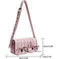 thumbnail image 3 of JennyShop  Single Shoulder Crossbody Bag, Hot Sale Mini Ballet Style Bow Pleated Underarm Bag, Cute Niche and Simple Bag, 3 of 7