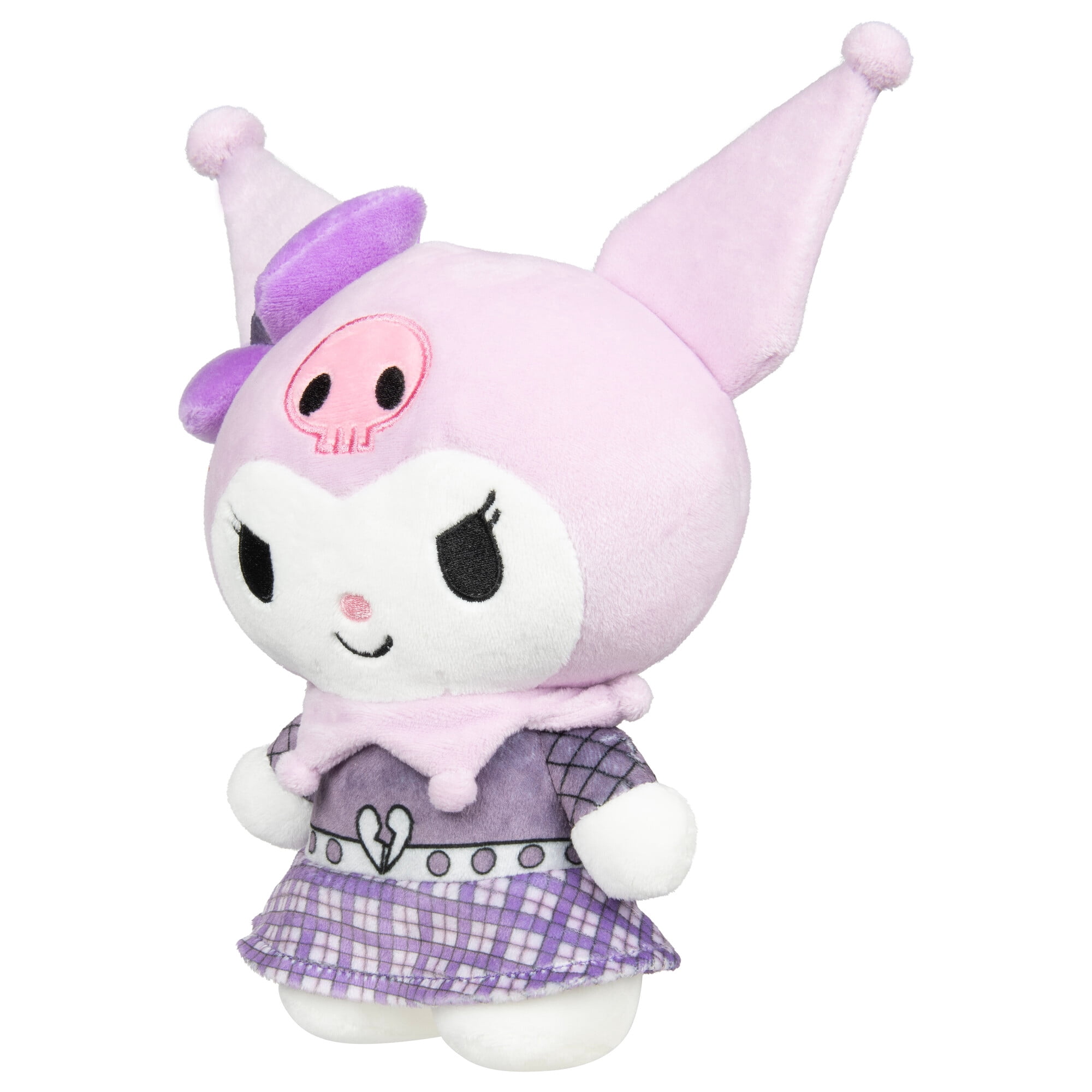 Hello Kitty and Friends Kuromi Punks 8 inch Plush - Officially Licensed Sanrio Product from Jazwares