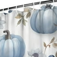 thumbnail image 4 of Shower Curtain for Bathroom Autumn Pumpkin Orange White Bathroom Curtain Durable Modern Bath Curtain Hooks Included,72x72Inch, 4 of 5