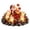 Style L, variant on Christmas Lighted Centerpiece with Flameless Candle Glow 12X11 Inch Snow Dusted Santa Flameless Pillar Candles, Battery Operated LED Centerpiece for Christmas Party Table Home Decor