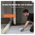 thumbnail image 4 of Shower Pan Kit 60x38in, Lightweight EPS Shower Base with Central Drain, Waterproof Bathroom Shower Installation Kit with Cloths & Slope Sticks, 4 of 7