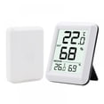 thumbnail image 3 of Wireless Temperature humidity Indoor Outdoor Digital Thermometer Wireless Hygrometer and Humidity Monitor, 3 of 10