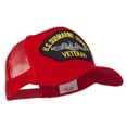 thumbnail image 5 of US Submarine Service Veteran Patched Mesh Back Cap - Red OSFM, 5 of 5