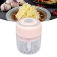thumbnail image 3 of Picadora De Ajo Eléctrica, Mini Picadora De Verduras Portátil De 250 Ml, Trituradora De Ajo Recargable Por USB, Picadora De Cebolla Con Cuchilla De Acero Inoxidable, 3 of 7