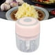 thumbnail image 3 of Picadora de Ajo Eléctrica, Mini Picadore de Verduras Portátil de 250 ml, Triturador de Ajo Recargable Por USB, Picadore de Cebolla Con Cuchilla de Acero inoxidable, 3 of 7