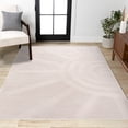 thumbnail image 2 of JONATHAN Y SANDSTONE 5 x 8 Area Rug, Aelius Scandinavian Abstract Sun Two-Tone - White/Cream, SND101B-5, 2 of 8